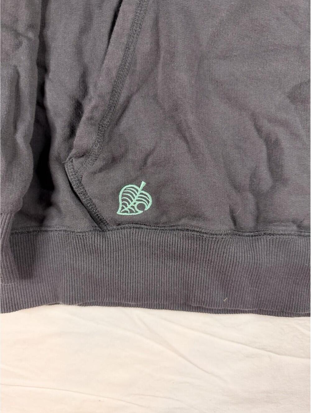 PUMA Animal Crossing Tom Nook Men's Black Pullover Hoodie L Fleece Graphic - Picture 2 of 11
